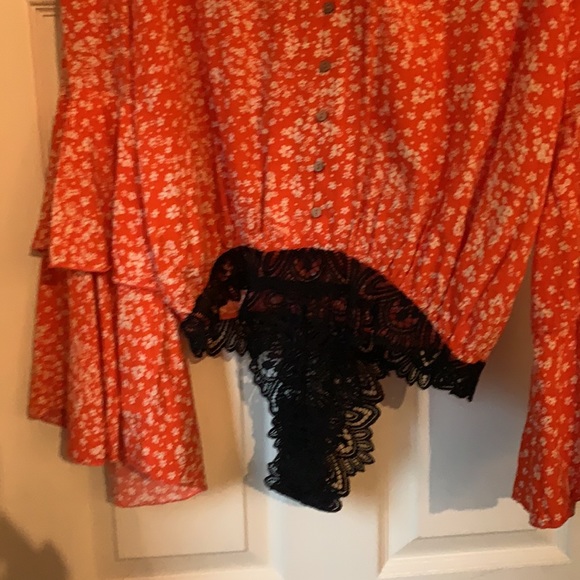 Freepeople!!! Sz M bodysuit, ADORABLE - Picture 3 of 4